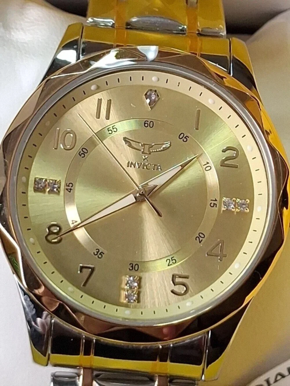 Invicta Specialty (69022) Men’s 41mm Two Tone Stainless w/ Gold Dial Watch